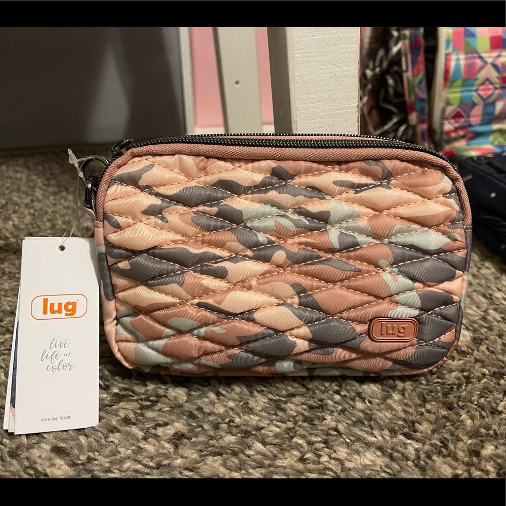 LUG Coupe Convertible Crossbody in Camo Rose NWT